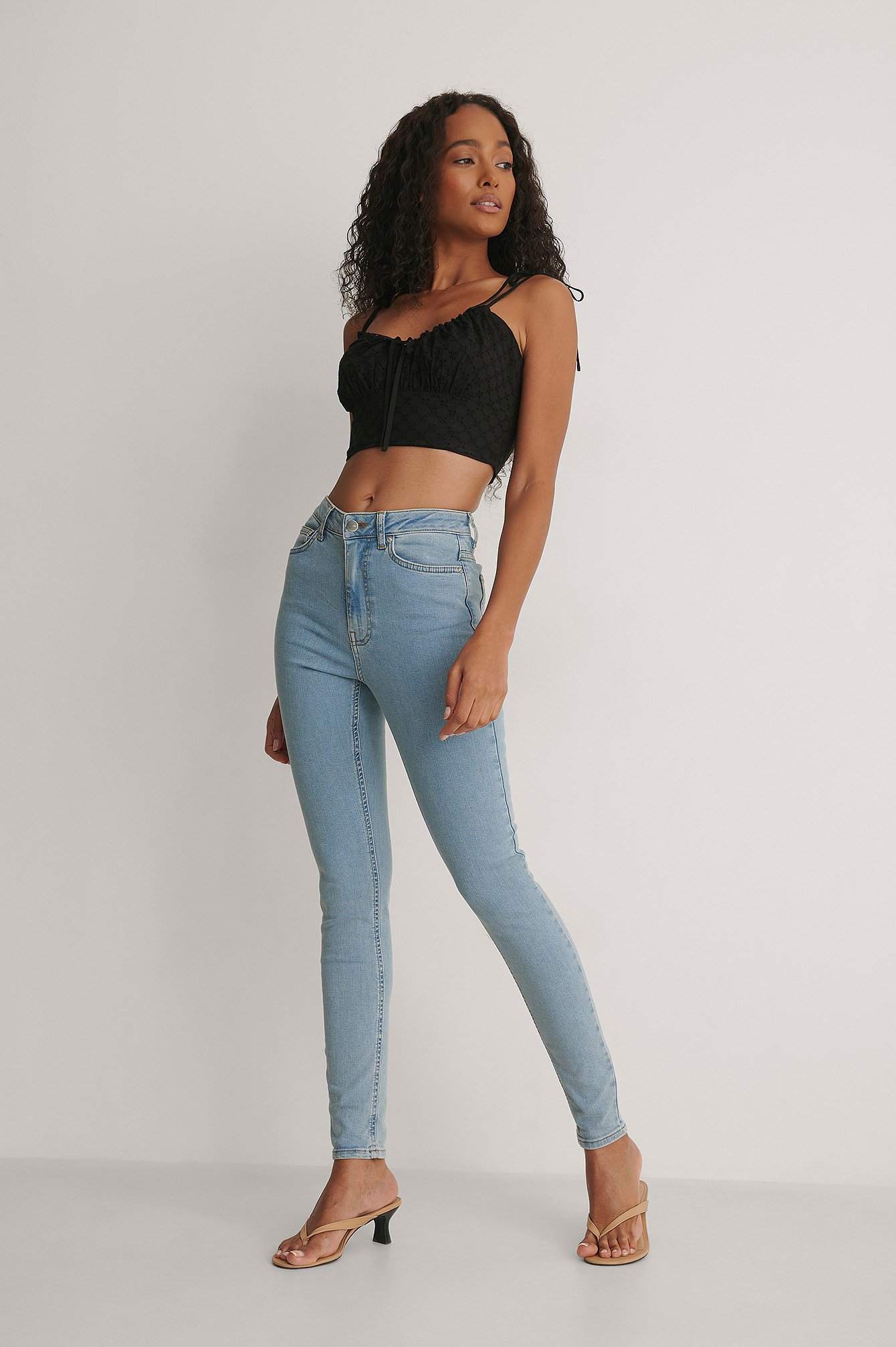 Blue Ekologiska skinny Fit jeans