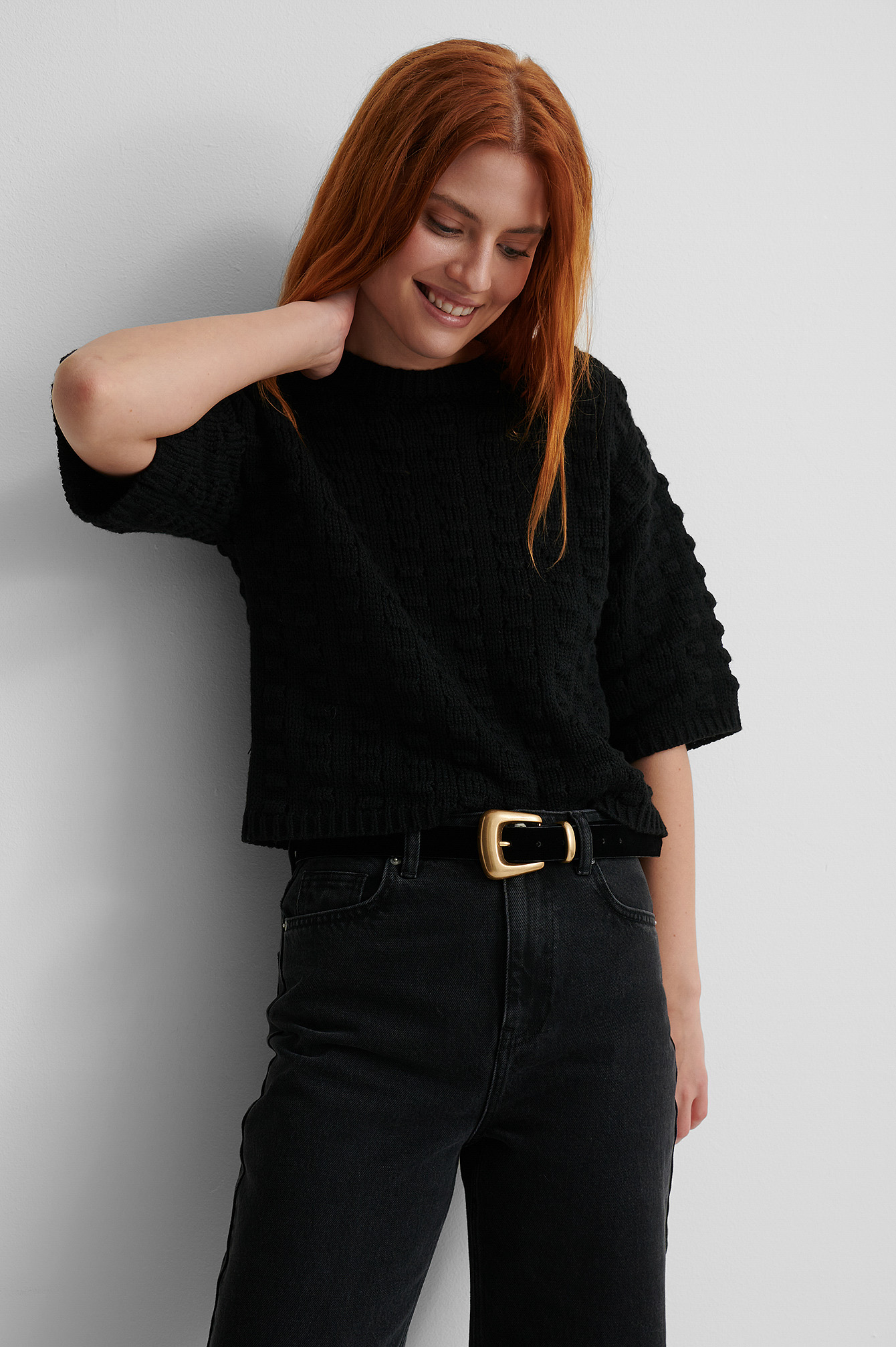 ebony knit sweater