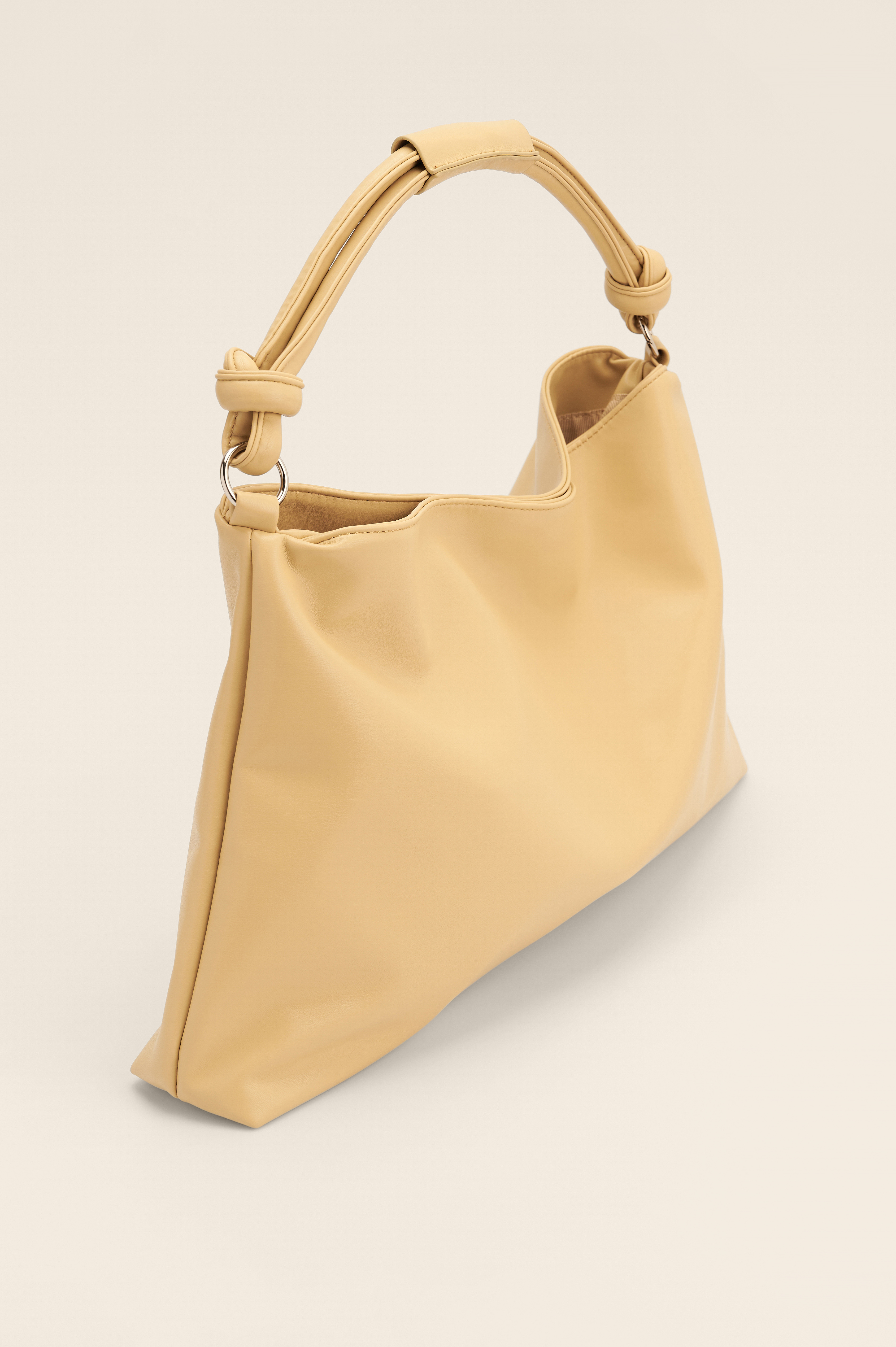 Slouchy Knot Strap Bag Yellow