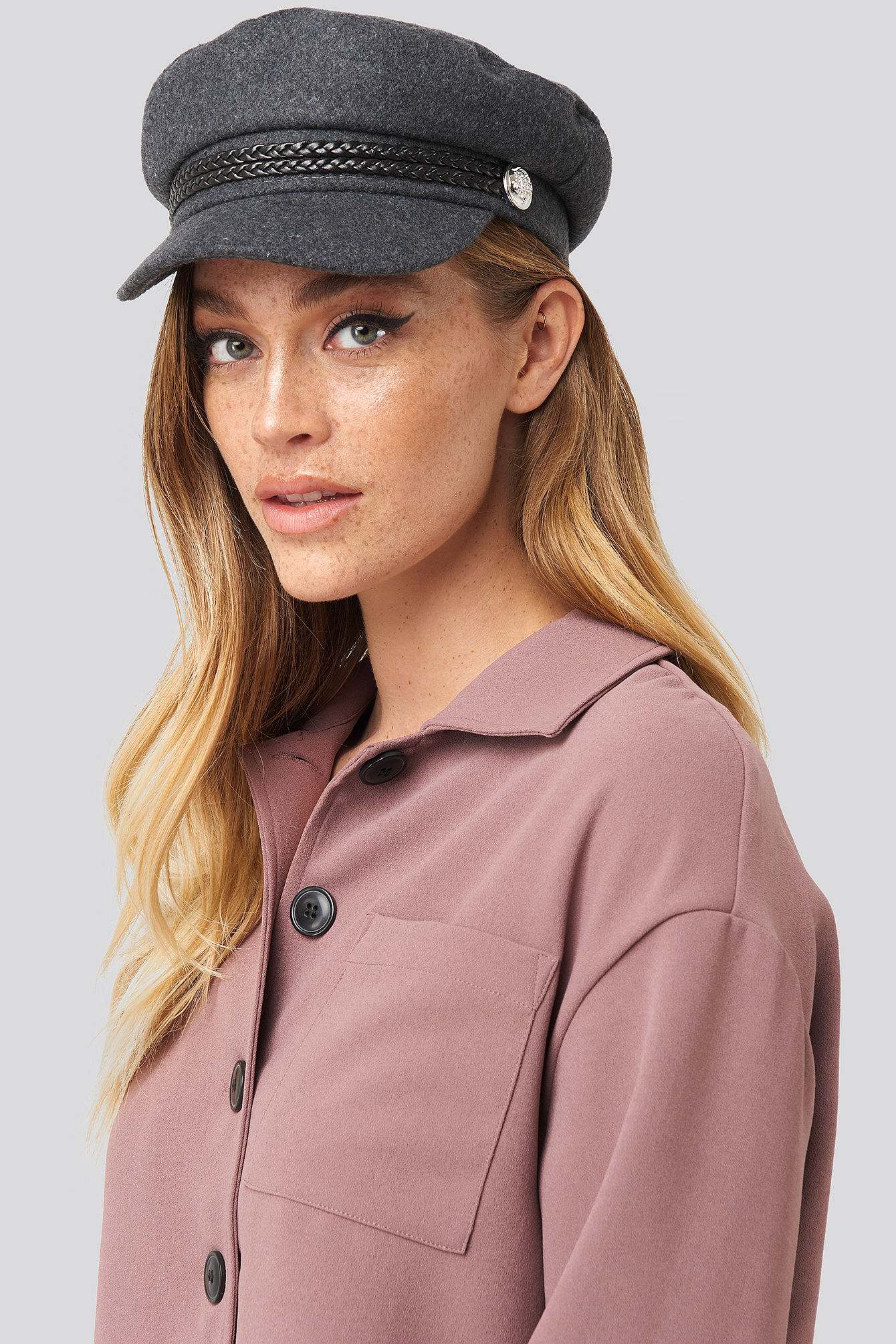 Soft Captains Cap Grey