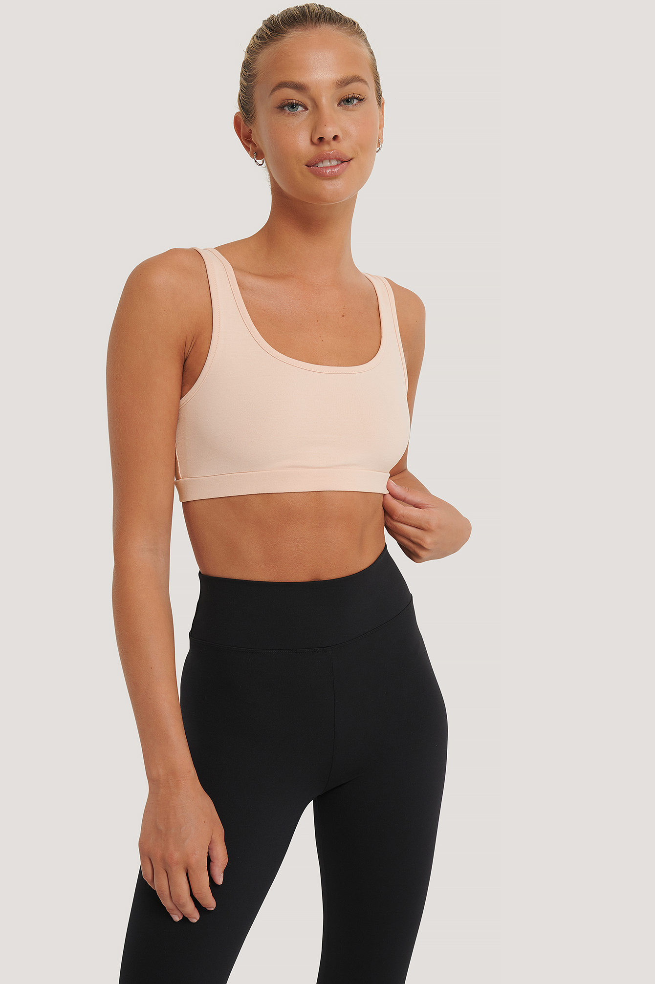 Soft Crop Top Pink