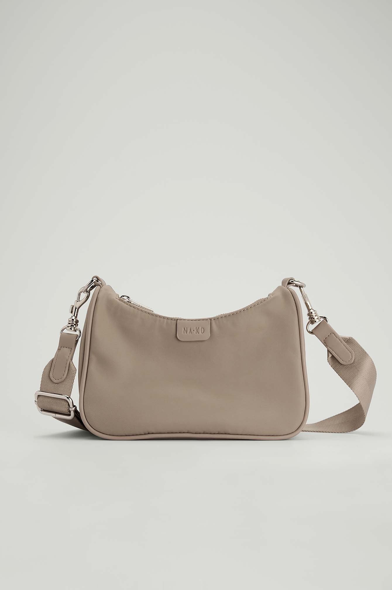 Taupe Sporty Strap Attachment Bag