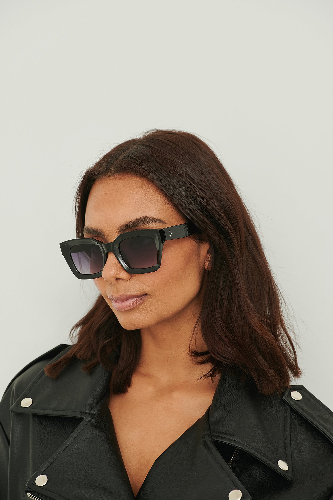 Black Square Frame Sunglasses