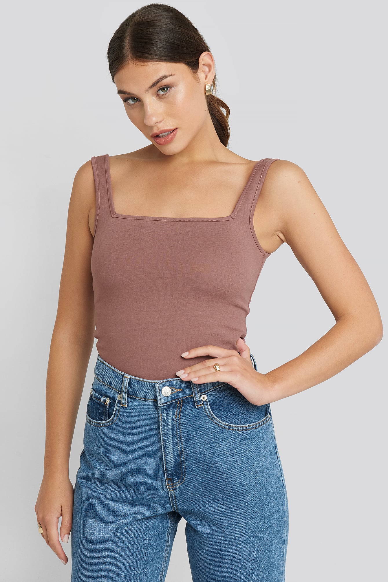 pink singlet tops