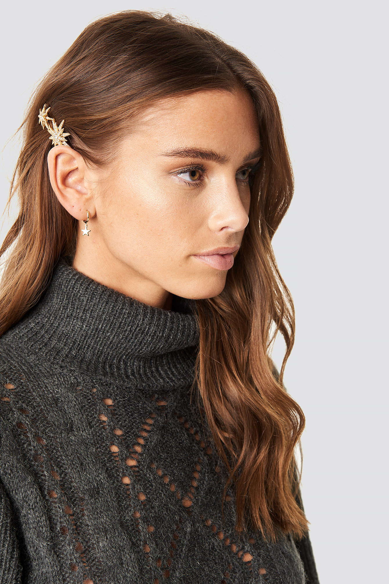 Star Hair Clip Gold
