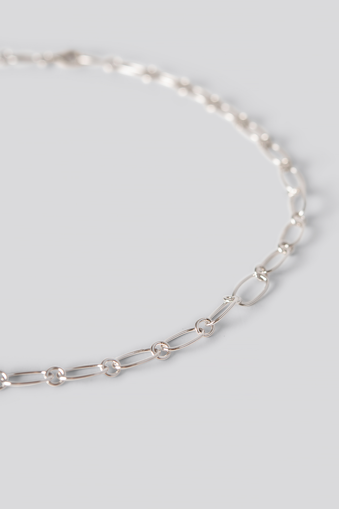 Sterling Silver Thin Chain Necklace Silver
