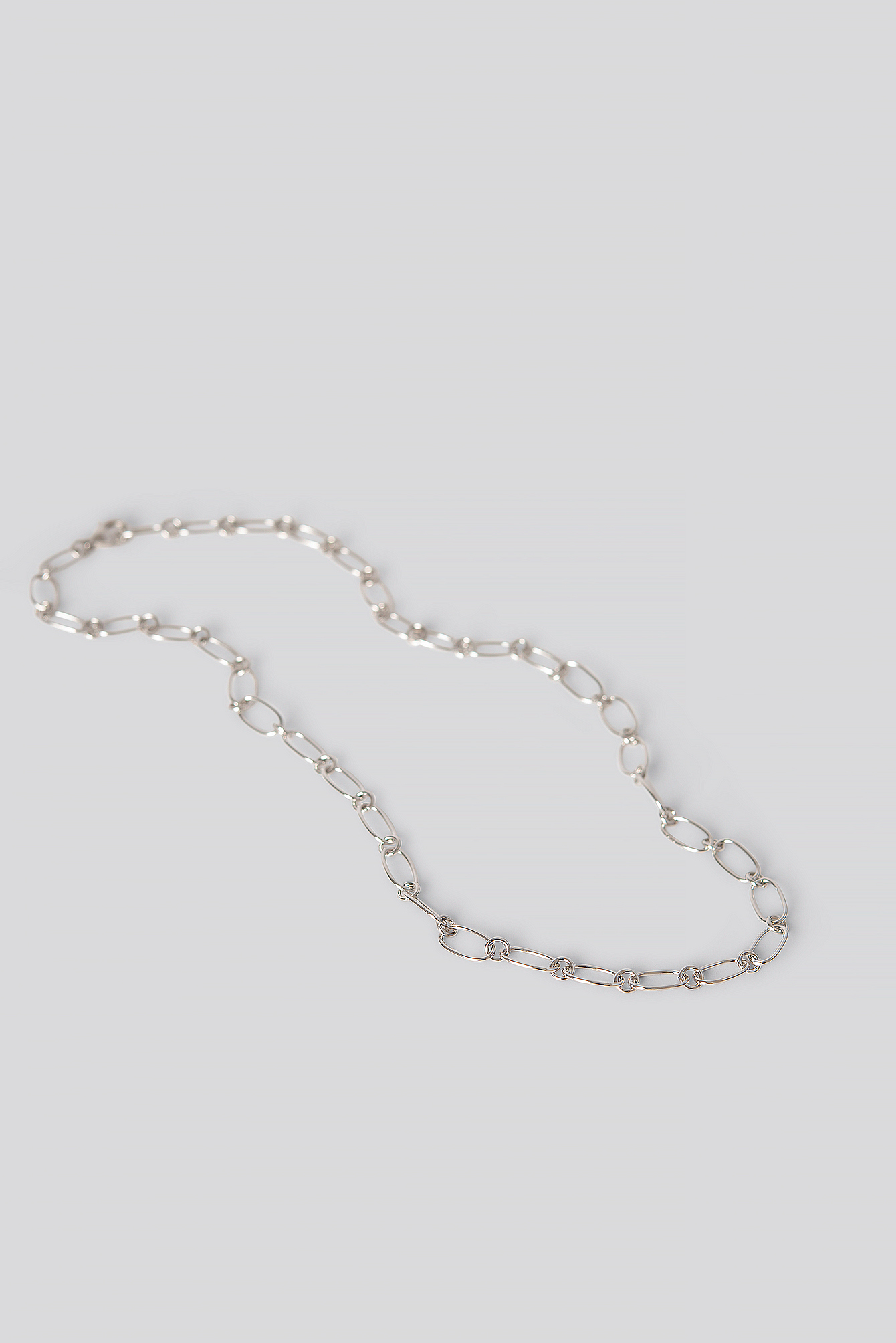 Sterling Silver Thin Chain Necklace Silver