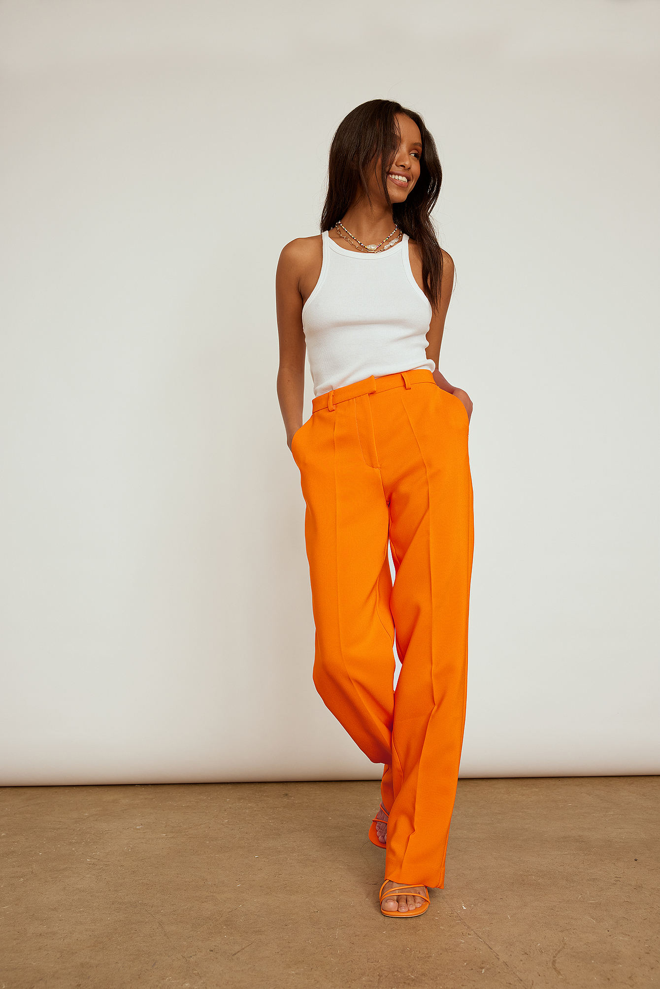 Men's Orange Formal Trousers | ShopStyle UK
