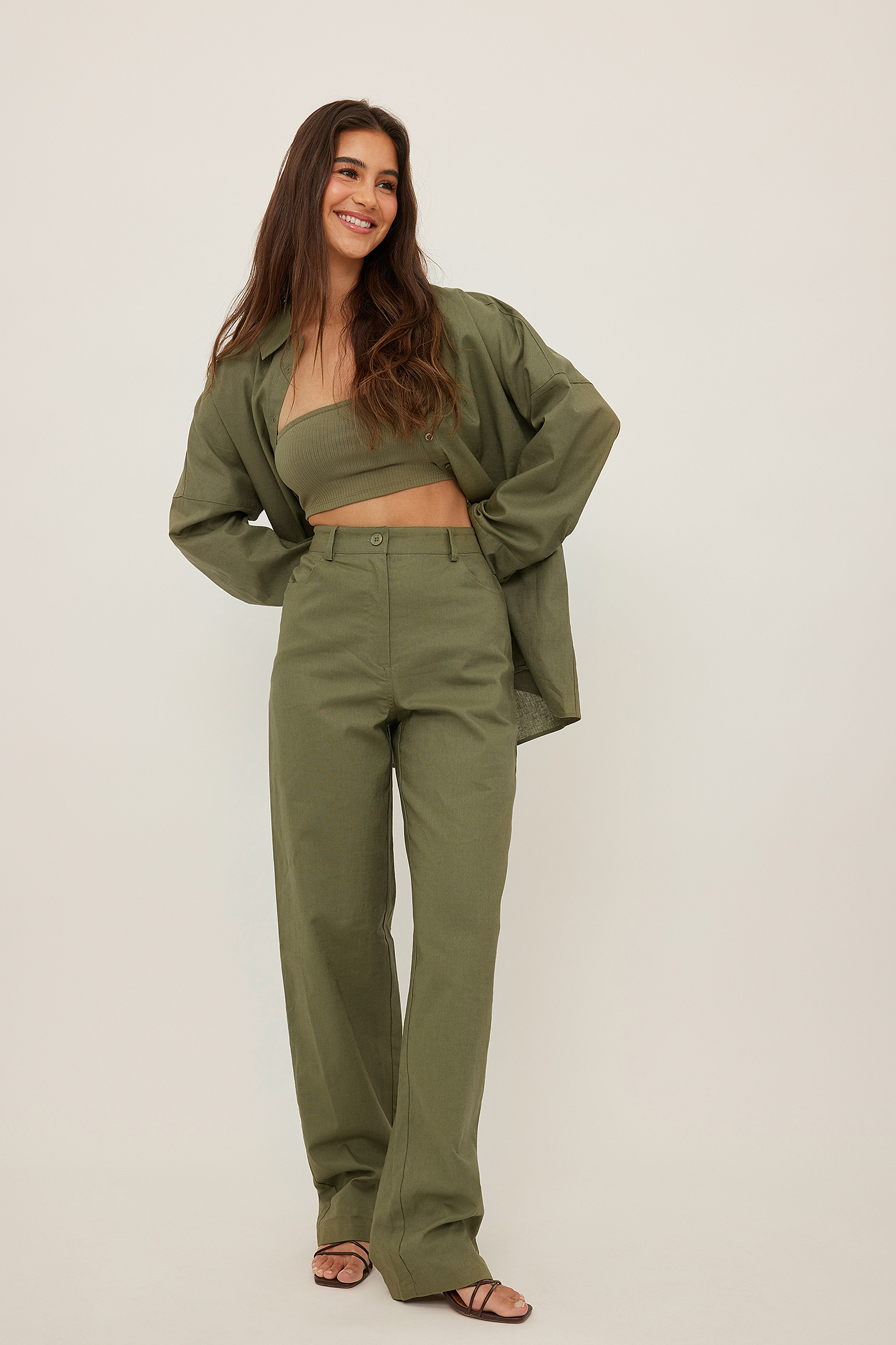 Pony mid-rise straight pants in green - Citizens Of Humanity | Mytheresa