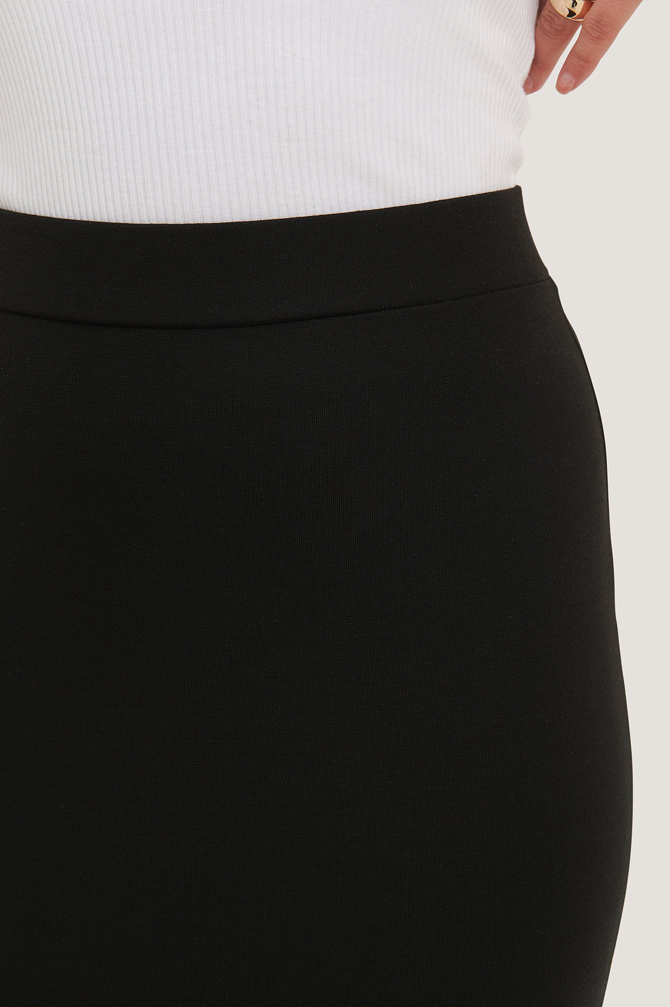 Straight Mini Skirt Black | na-kd.com