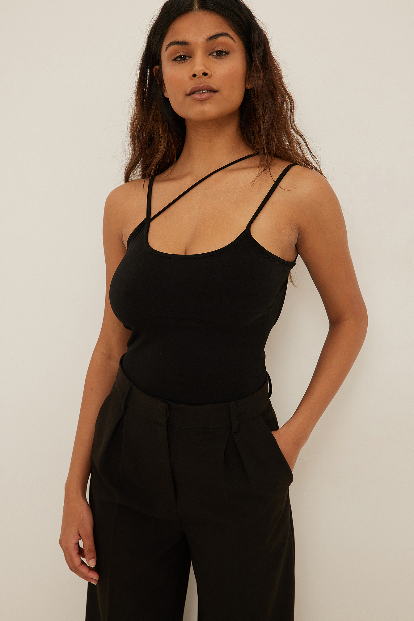 Open Back Knitted Maxi Dress Black
