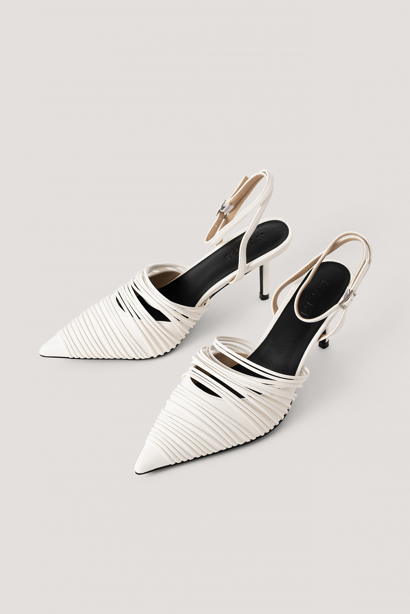 slingback pumps white