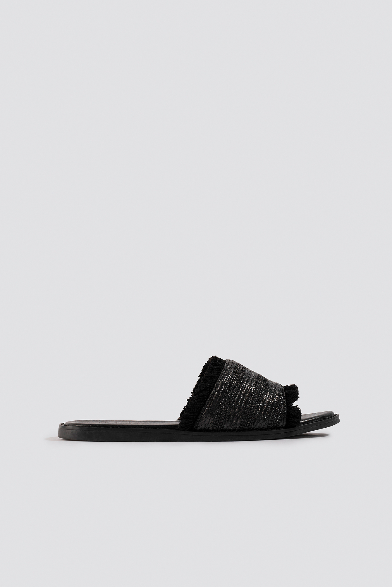 Strawy Sandals Black