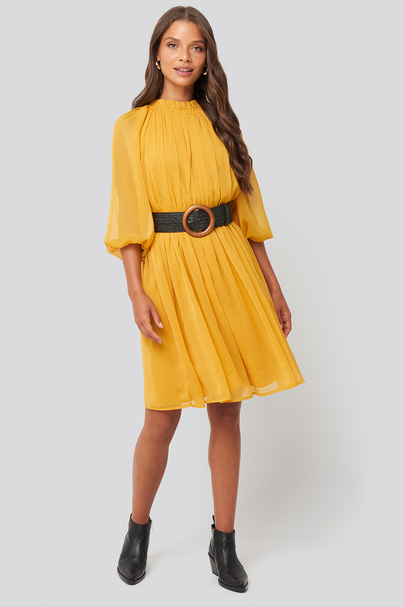 Strawy Webbing Belt Black