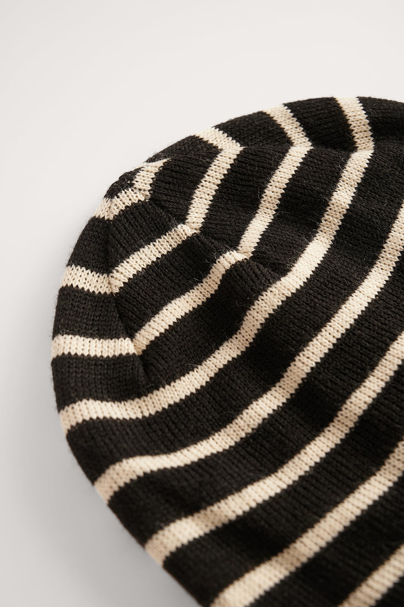 Striped Thin Beanie Stripe | na-kd.com