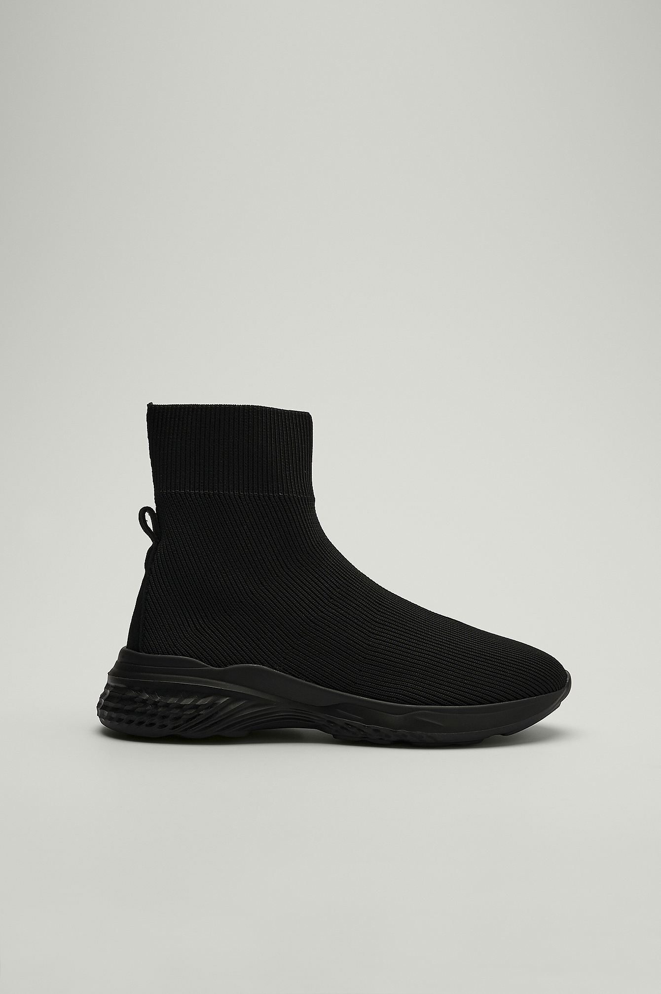 NA-KD Shoes Structured Sock Trainers - Black