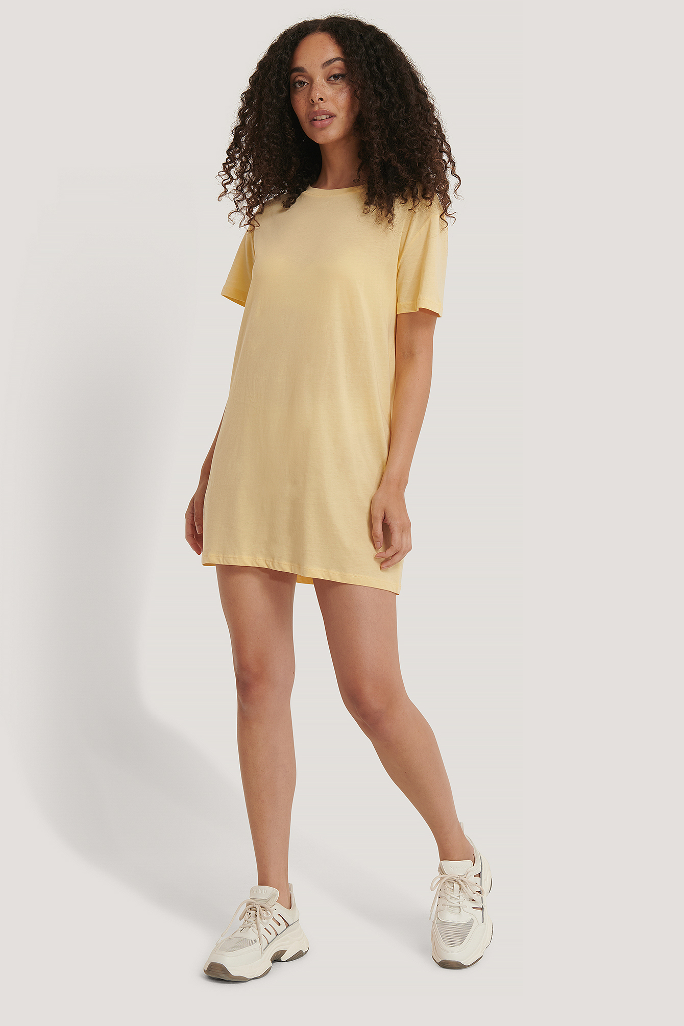 yellow adidas t shirt dress
