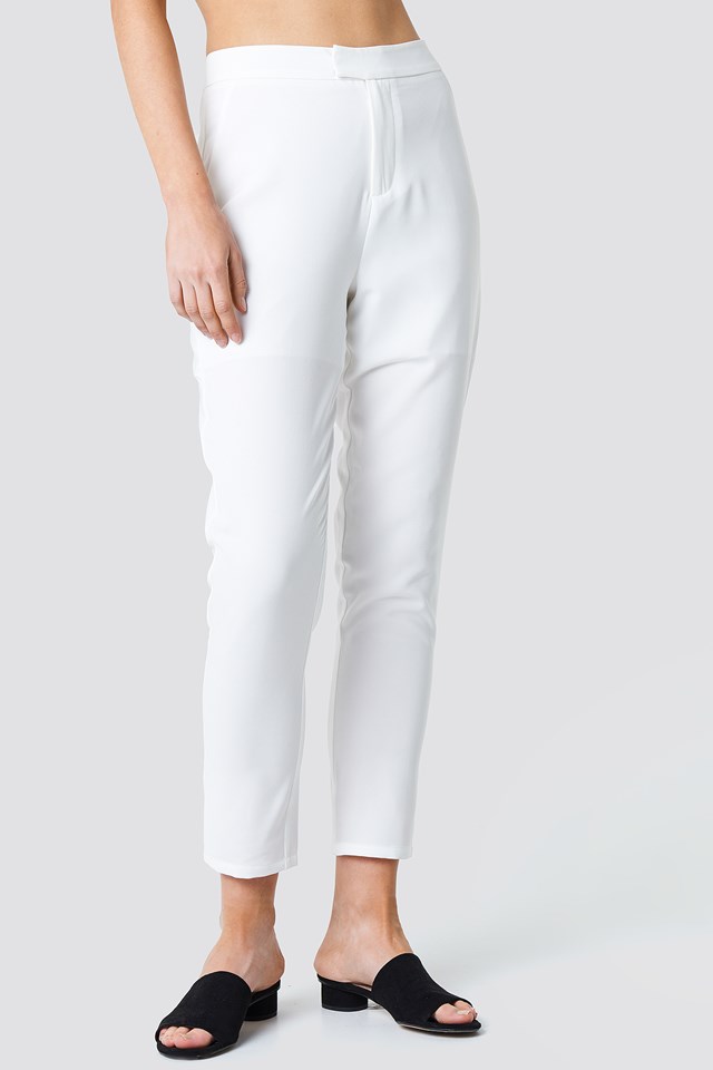 Tailored Suit Pants White | na-kd.com