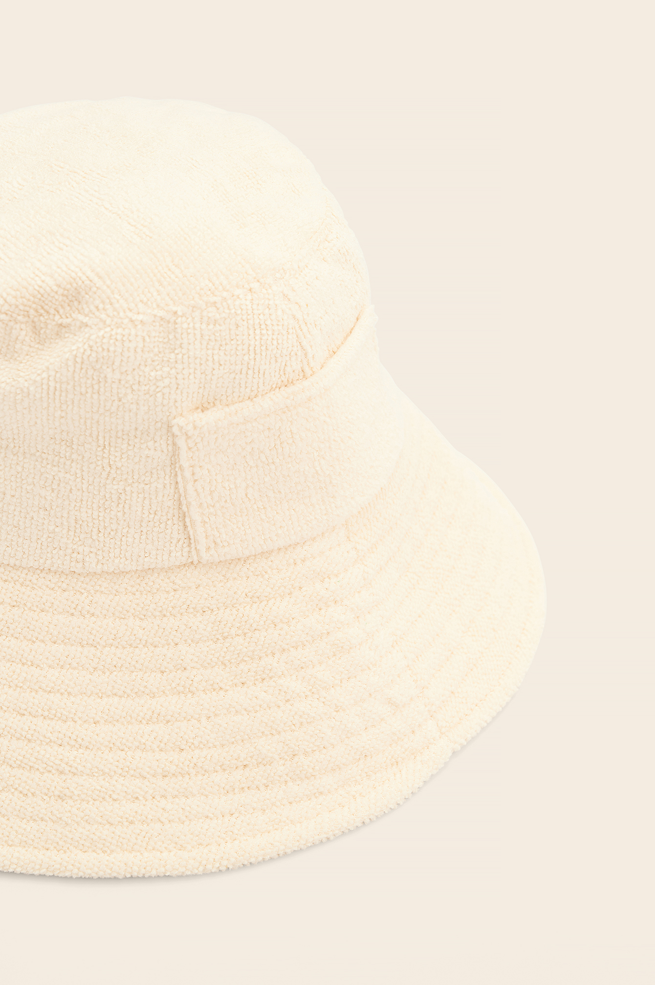 Terrycloth Bucket Hat Offwhite | na-kd.com