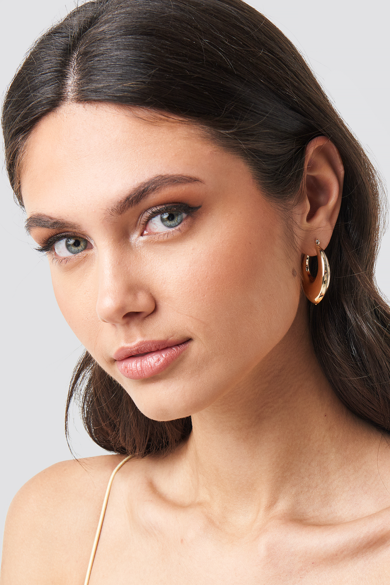 Na-kd Thick Pointy Hoops (double Pack) Gold