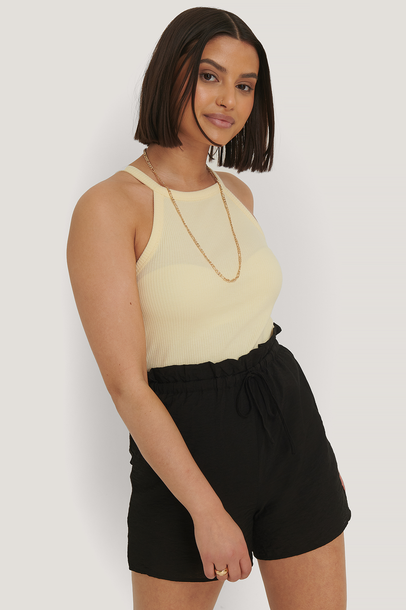 tie waist shorts
