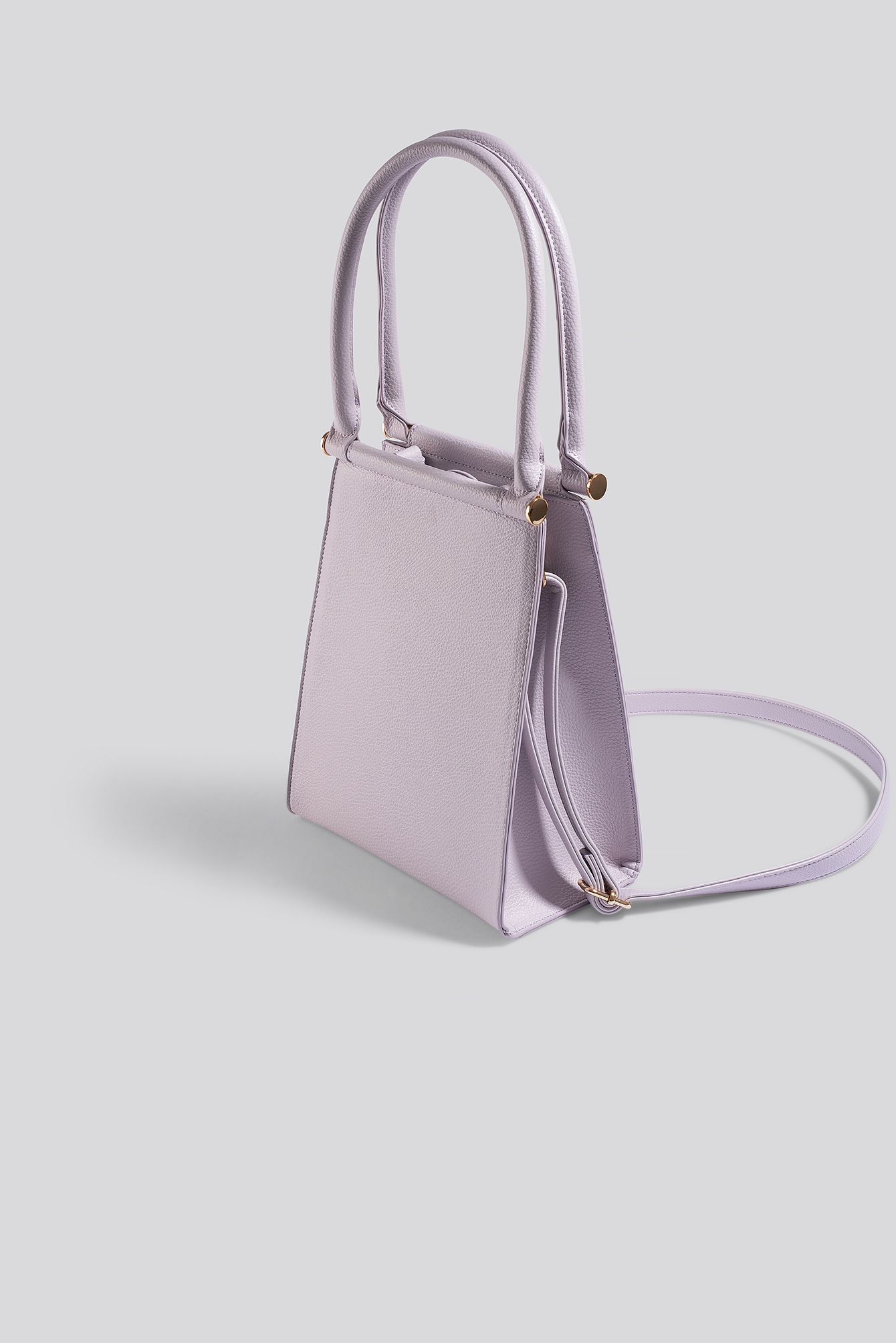 Top Handle Trapeze Bag Purple