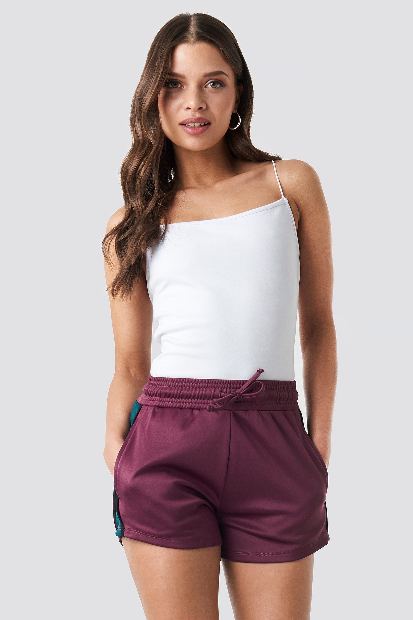 Track Shorts Bordeaux