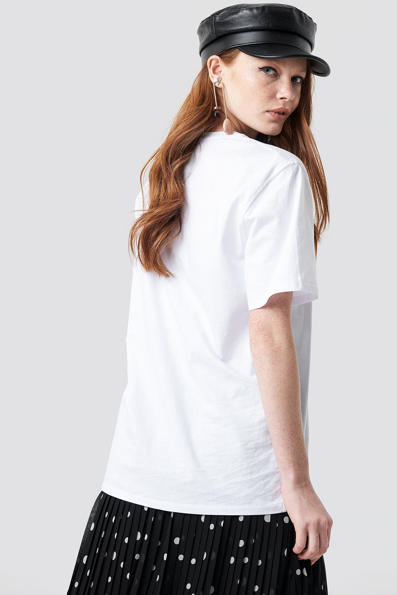 White Trouble Makers Basic Tee