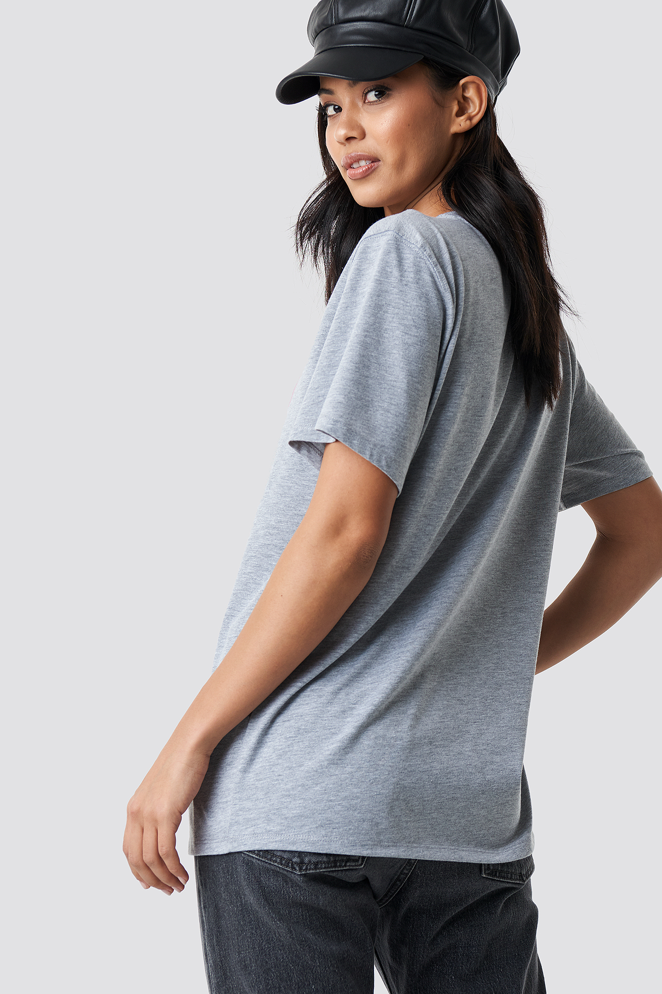 Grey Trouble Makers Basic Tee