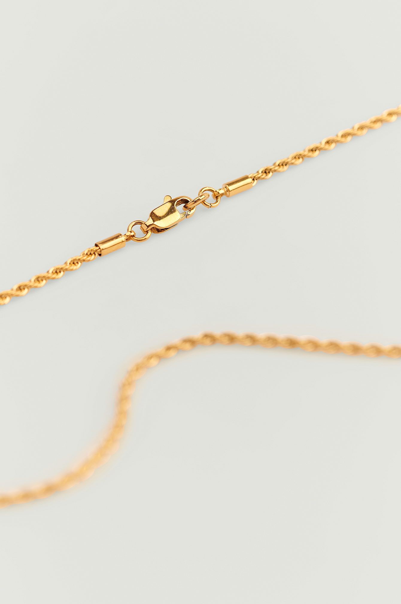Gold Twisted Chain Gold Plated Necklace