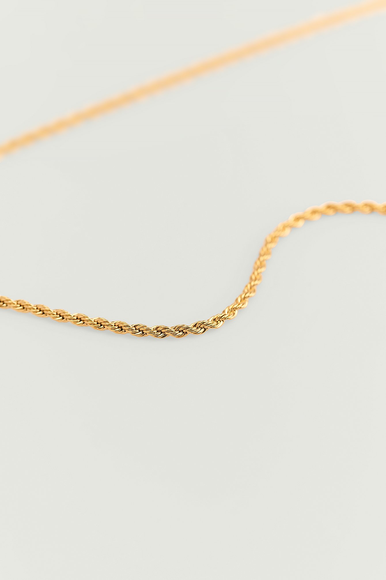 Gold Twisted Chain Gold Plated Necklace