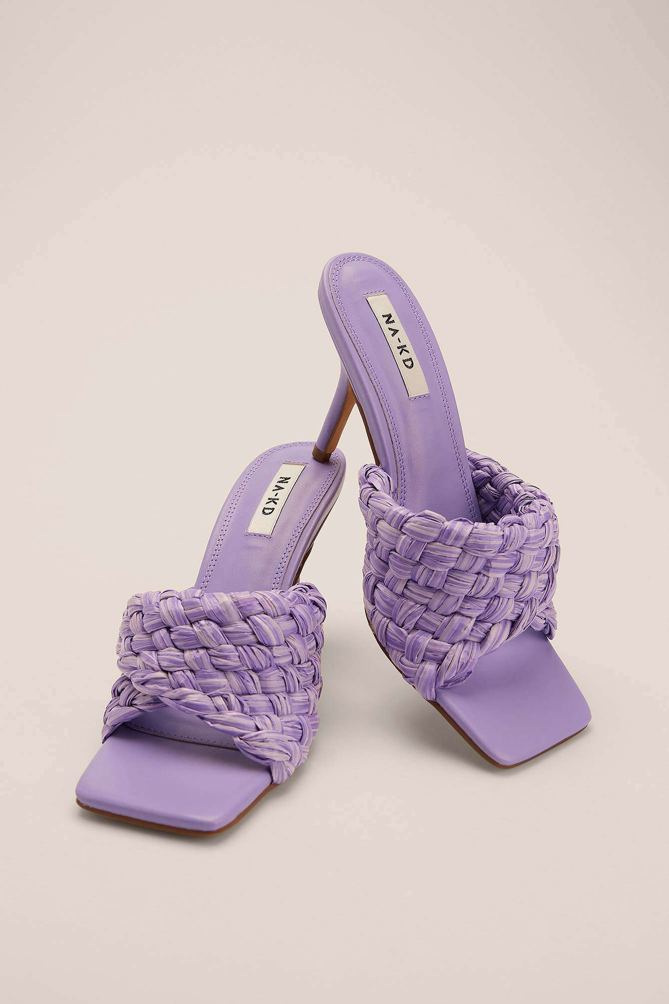 Dusty Lilac Mules