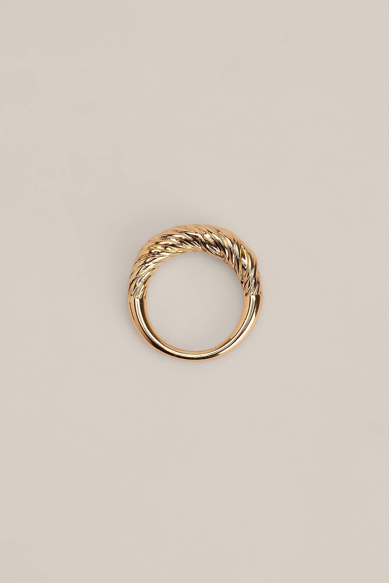 Gold Recycled Twisted Wired Ring