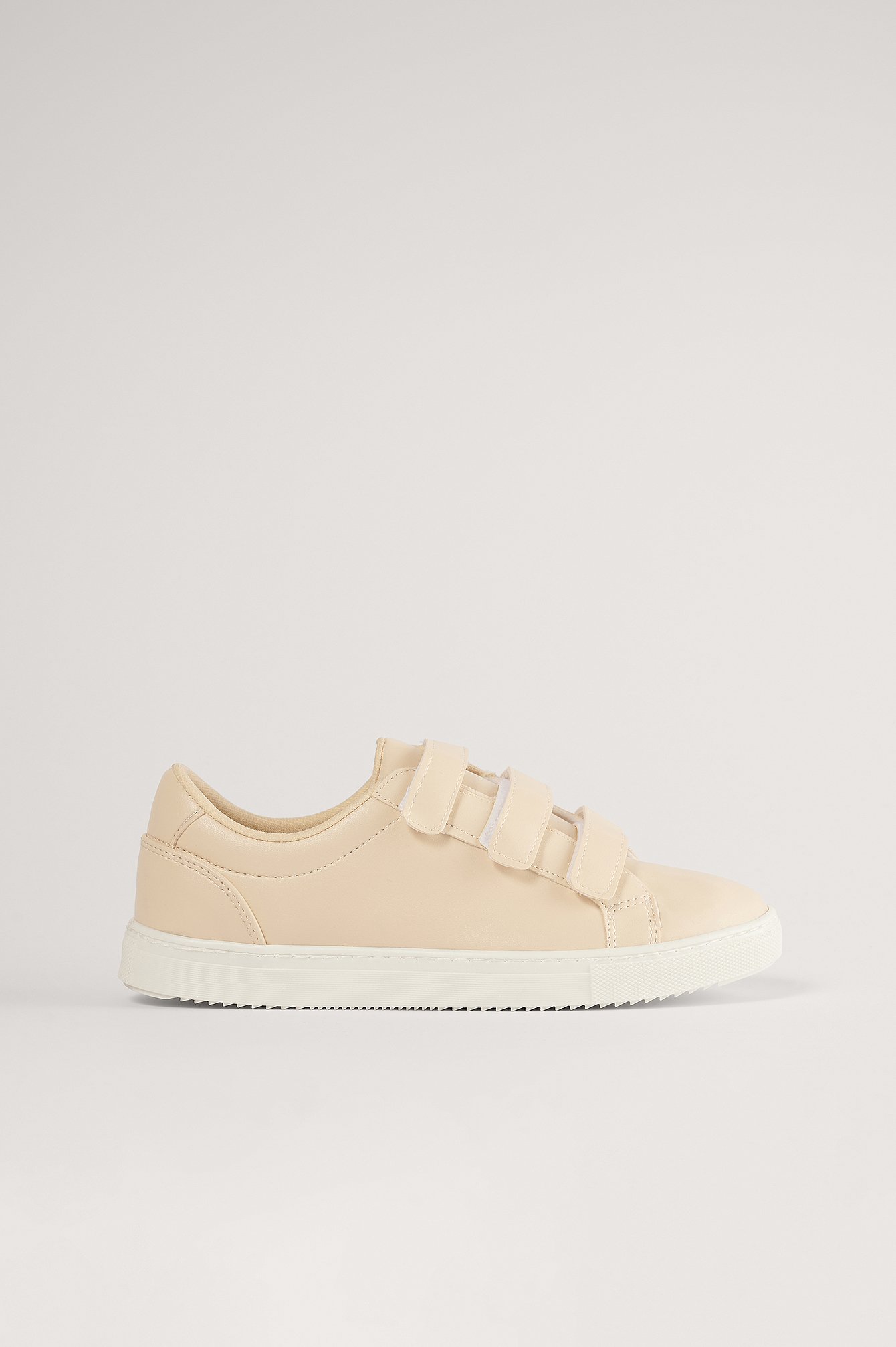 Velcro Basic Trainers Beige | NA-KD