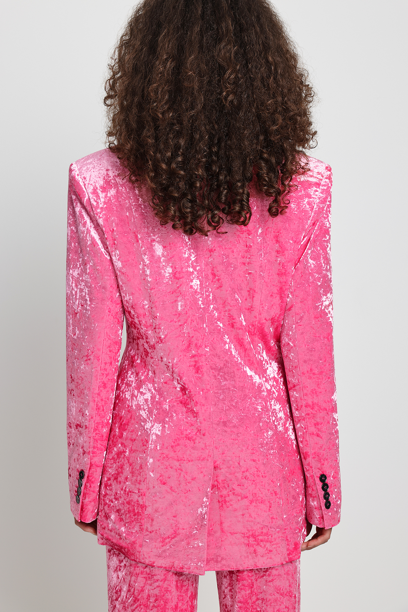 Velvet Blazer Pink