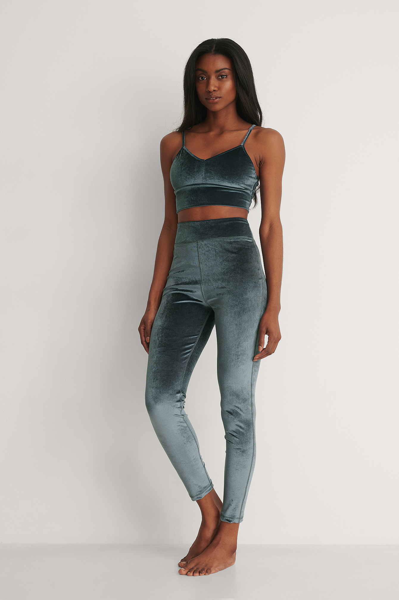 Velvet Top Grey | na-kd.com