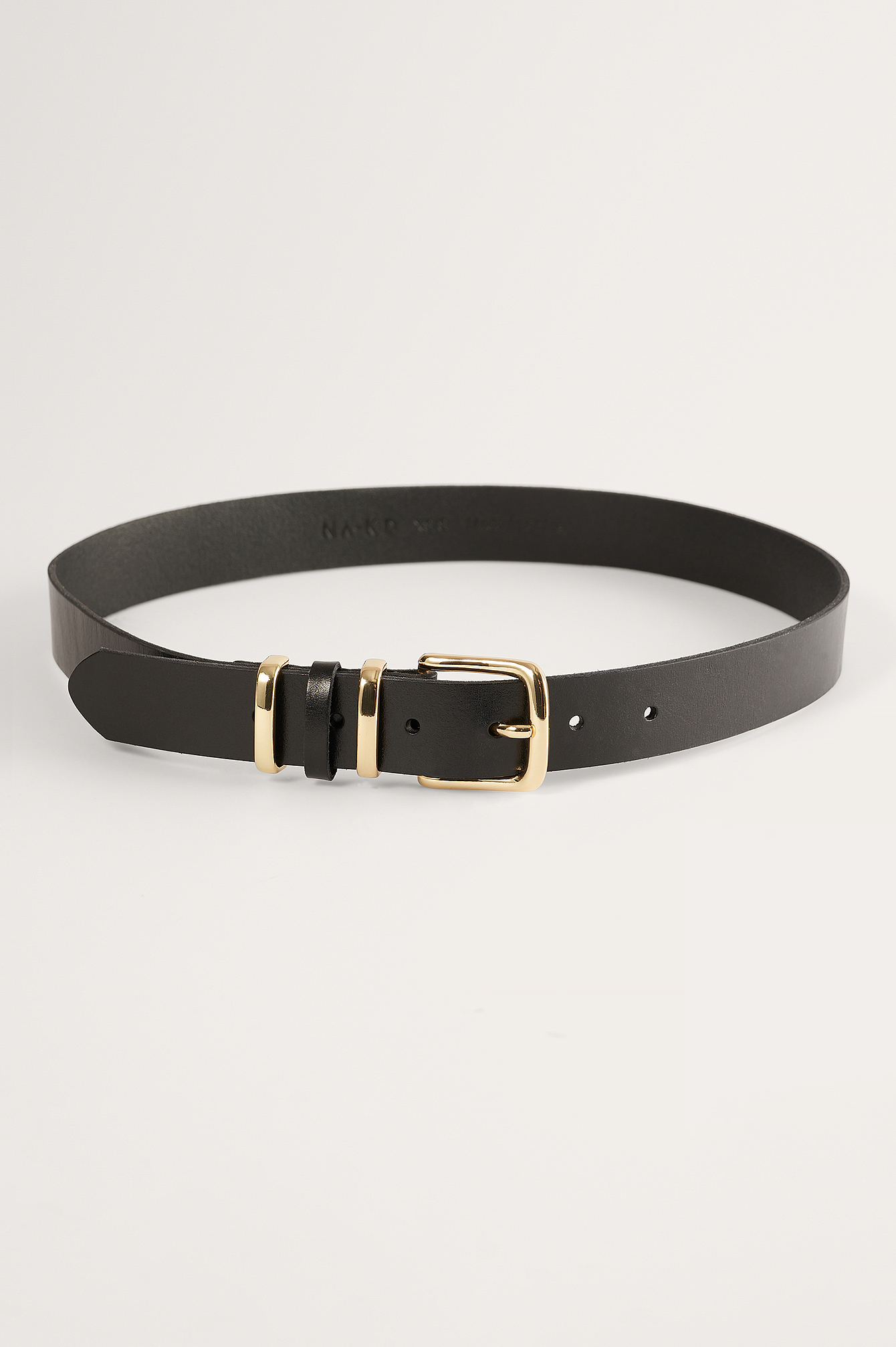 Accessories Belts Faux Leather Belts Tina Maria x Na-kd Faux Leather Belt black casual look 