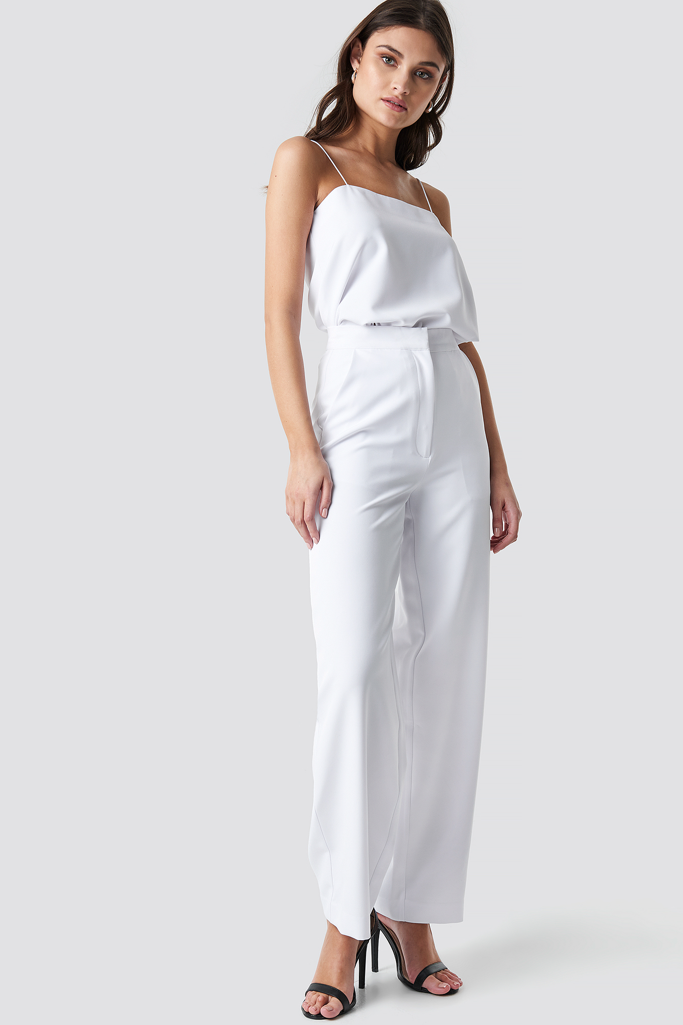 white flowy pants boho