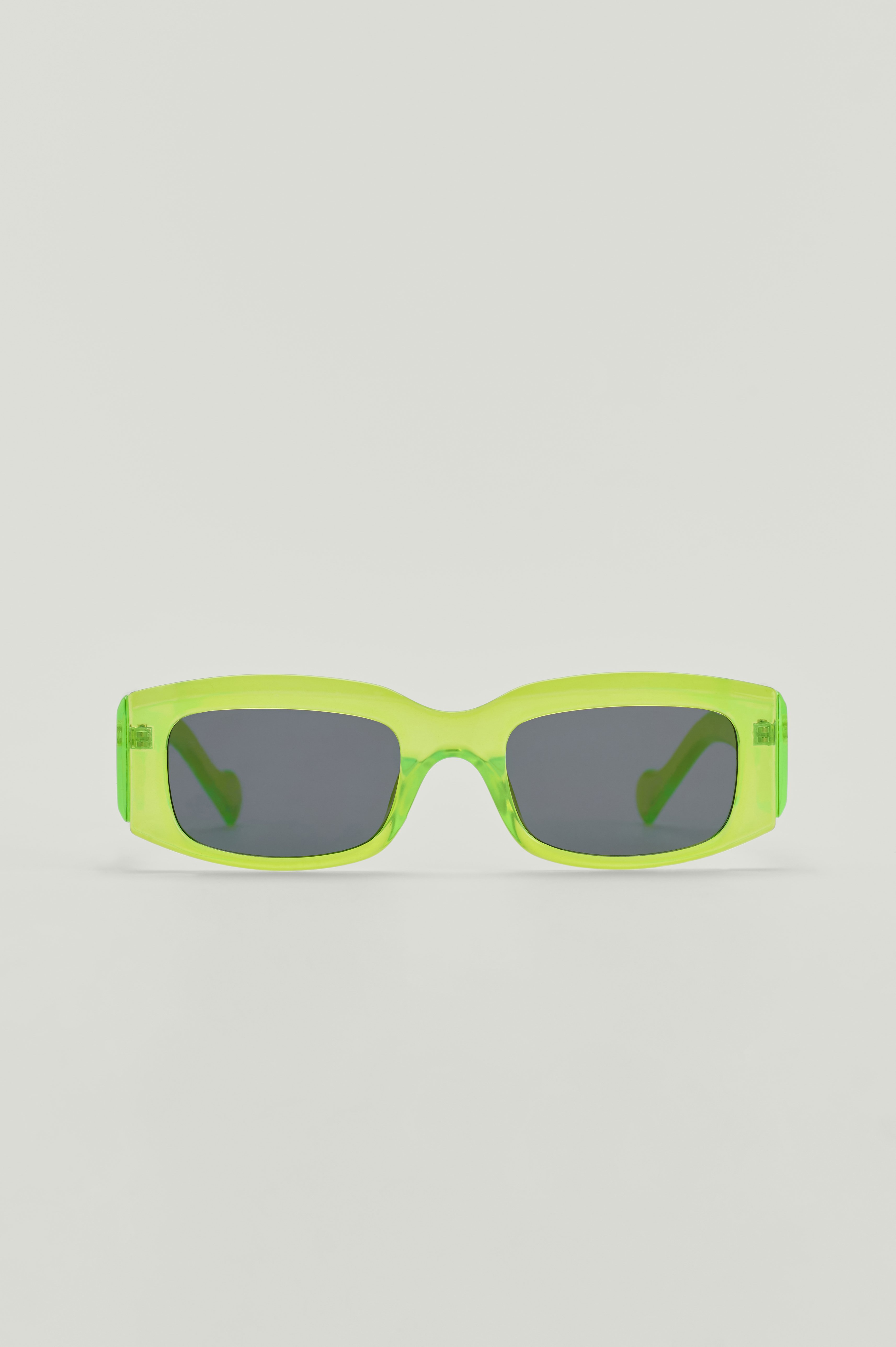 Lime Breite, quadratische Sonnenbrille