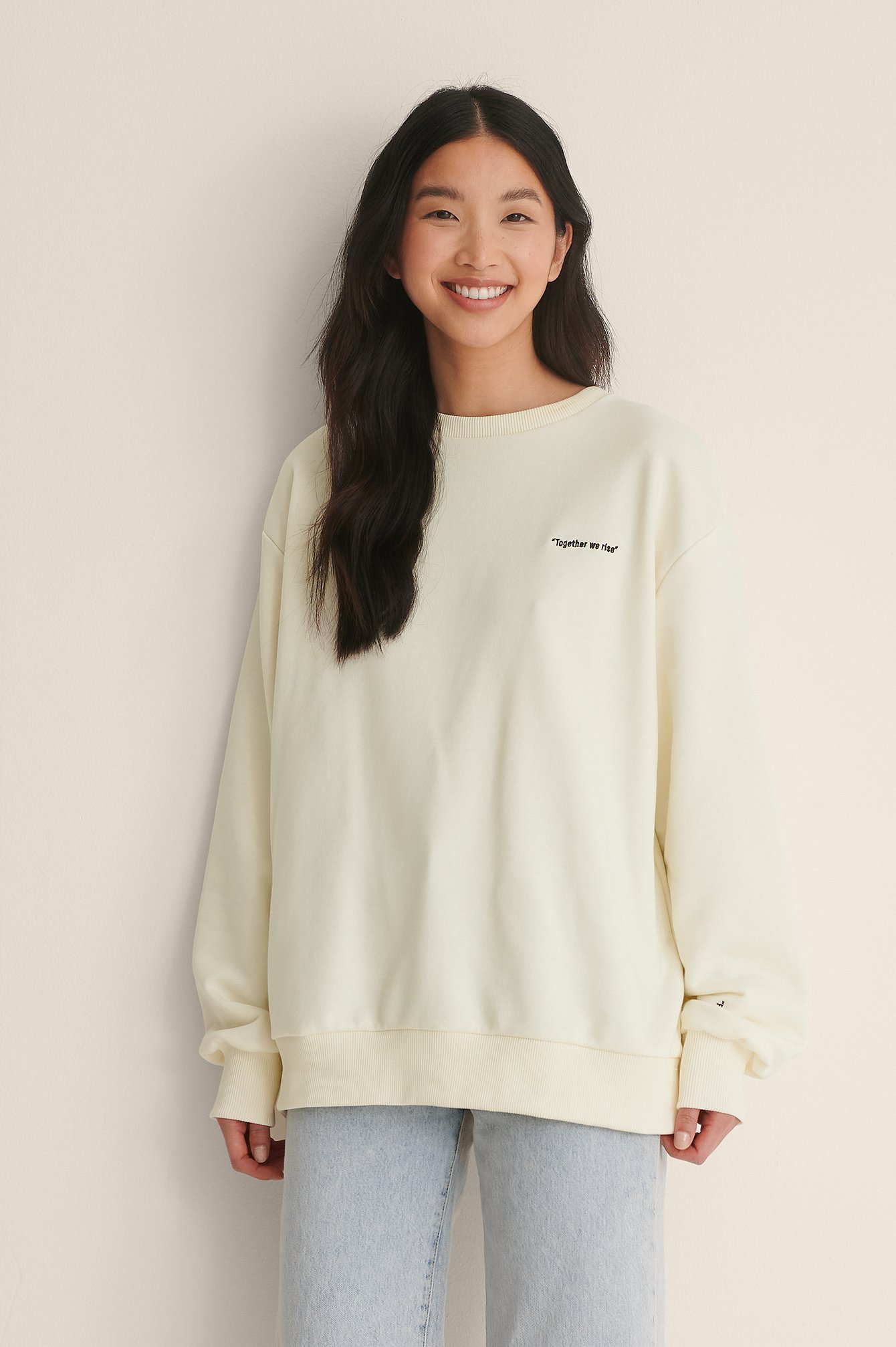 Off White Quotes Wonder Woman Oversized Sweater