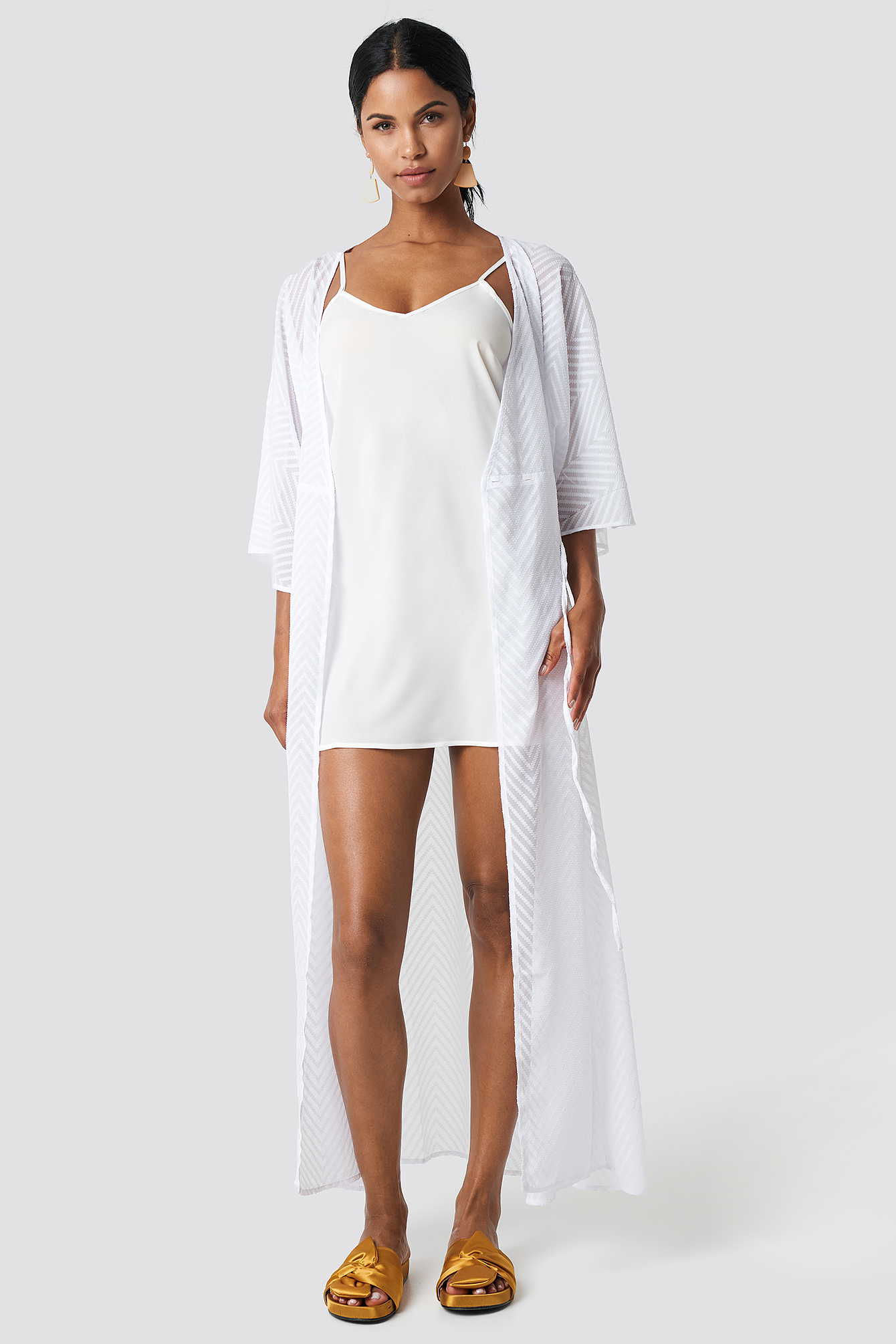 Woven Basic Dress White | na-kd.com