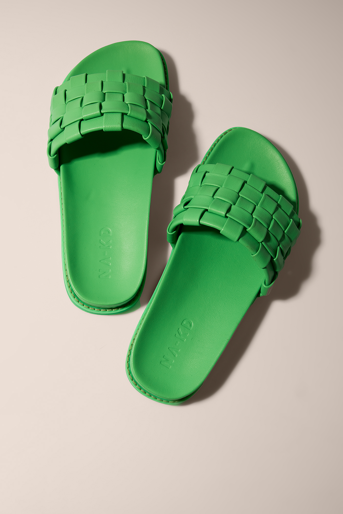 Leren sandalen Groen |