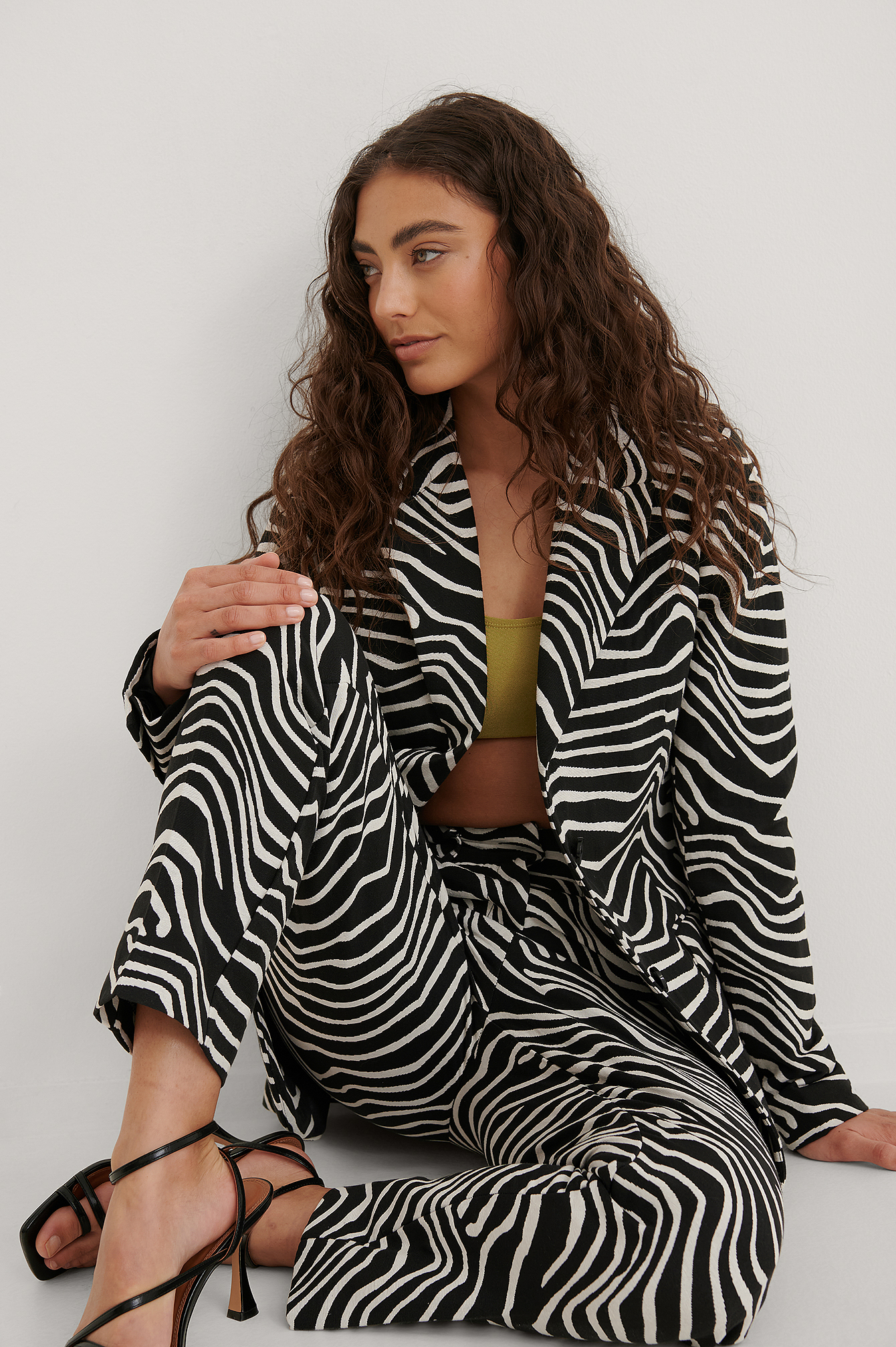Zebra Blazer Multicolor | na-kd.com