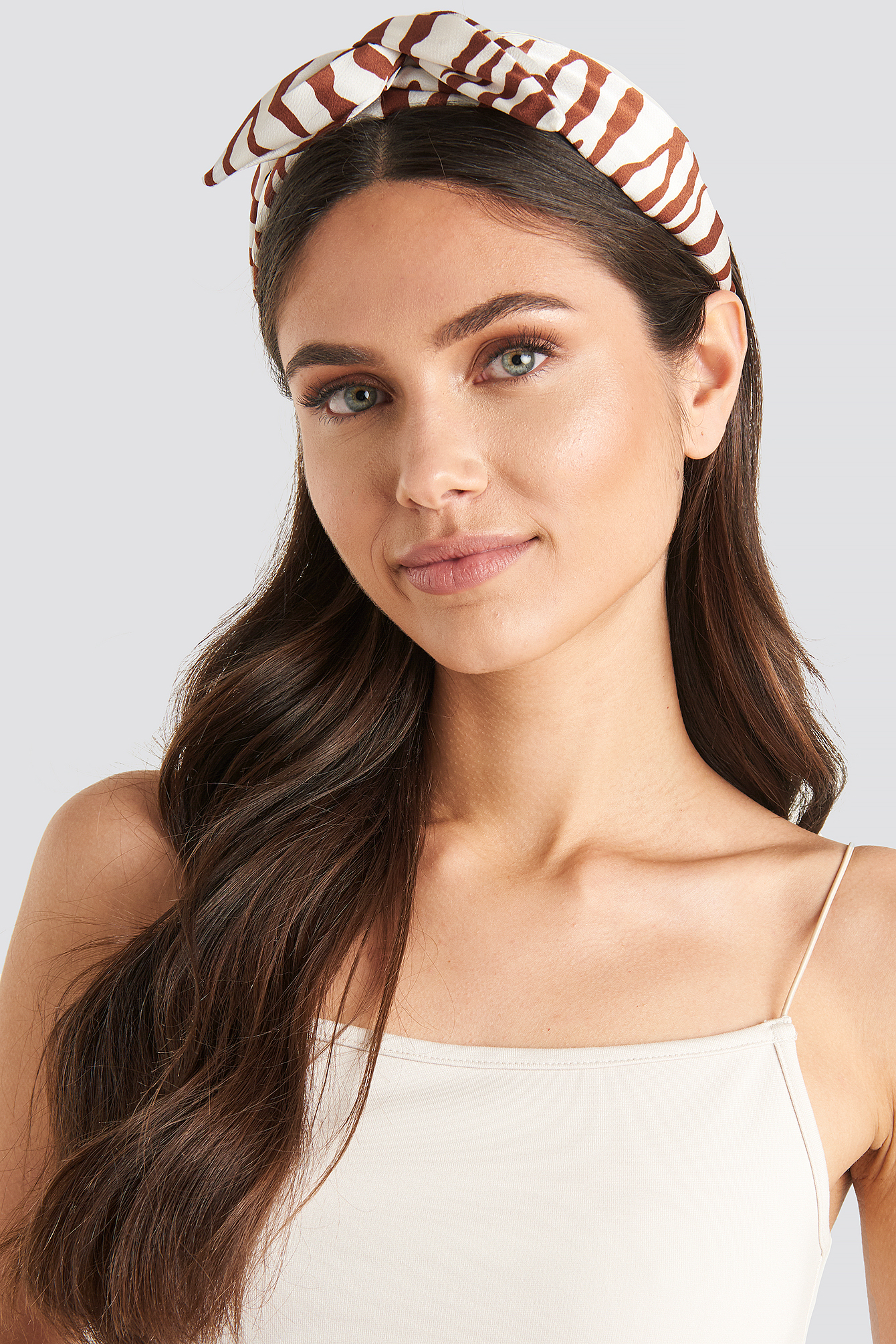 Zebra Hair Circlet Orange | na-kd.com