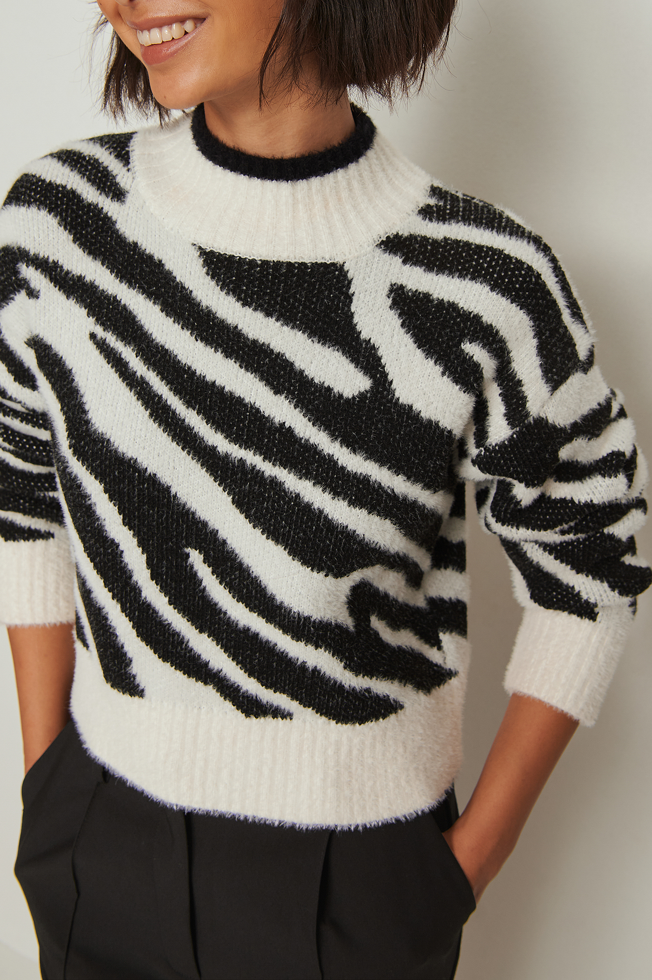 mango zebra jumper