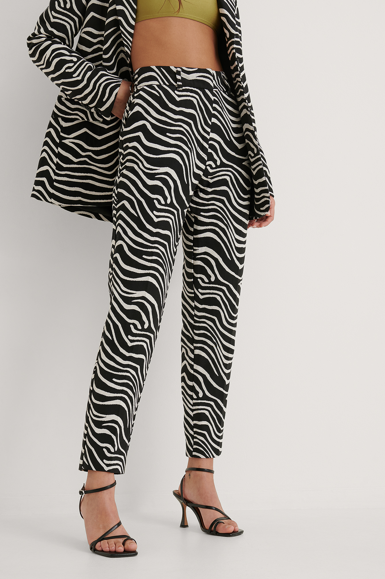 Pantaloni Zebrati Multicolore | na-kd.com