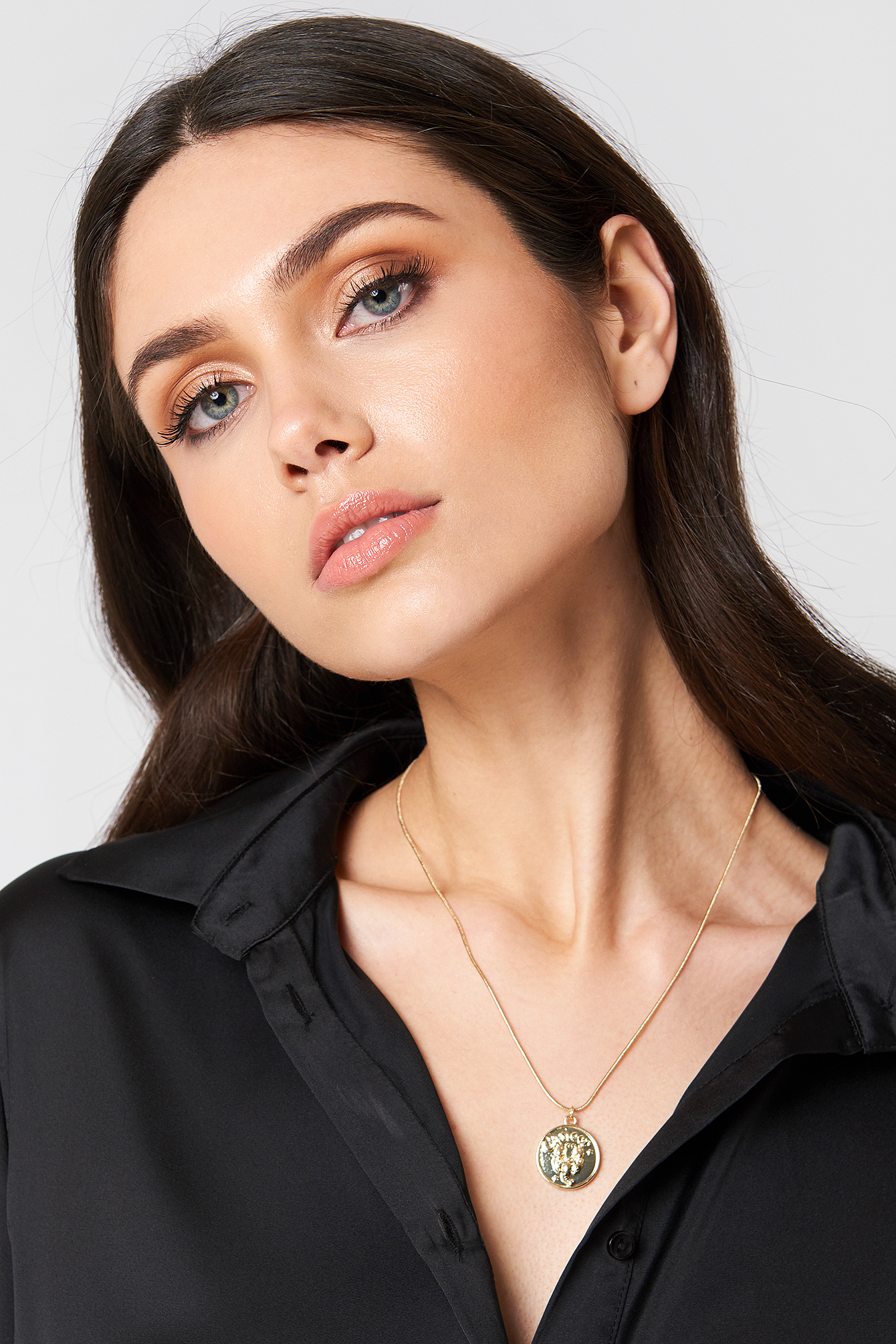 Zodiac Cancer Necklace Gold