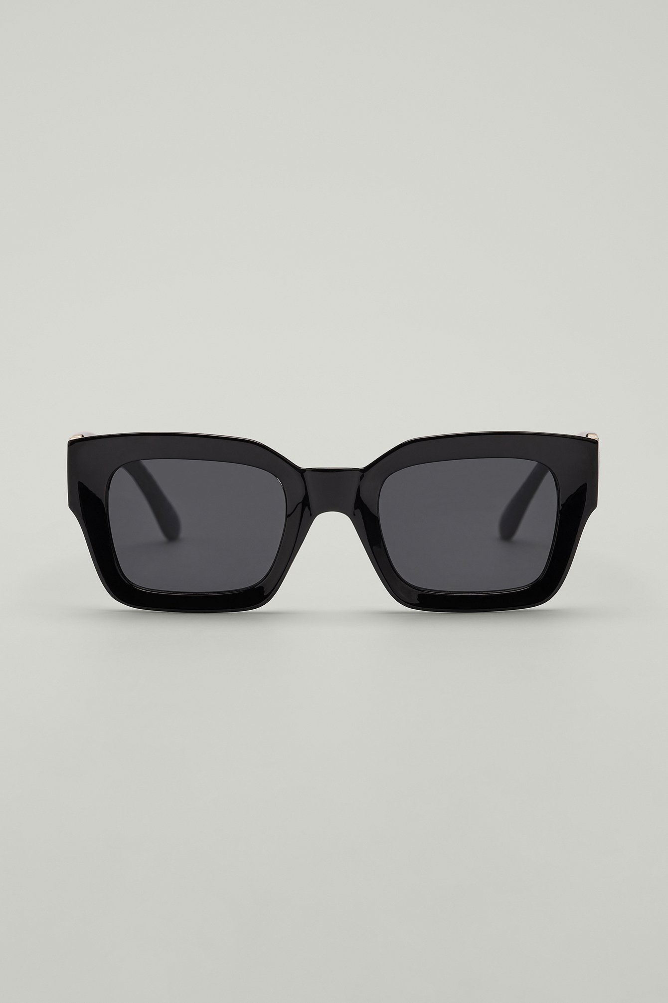 Schwarze Sonnenbrille Dickem Rahmen, 90 Tage Käuferschutz