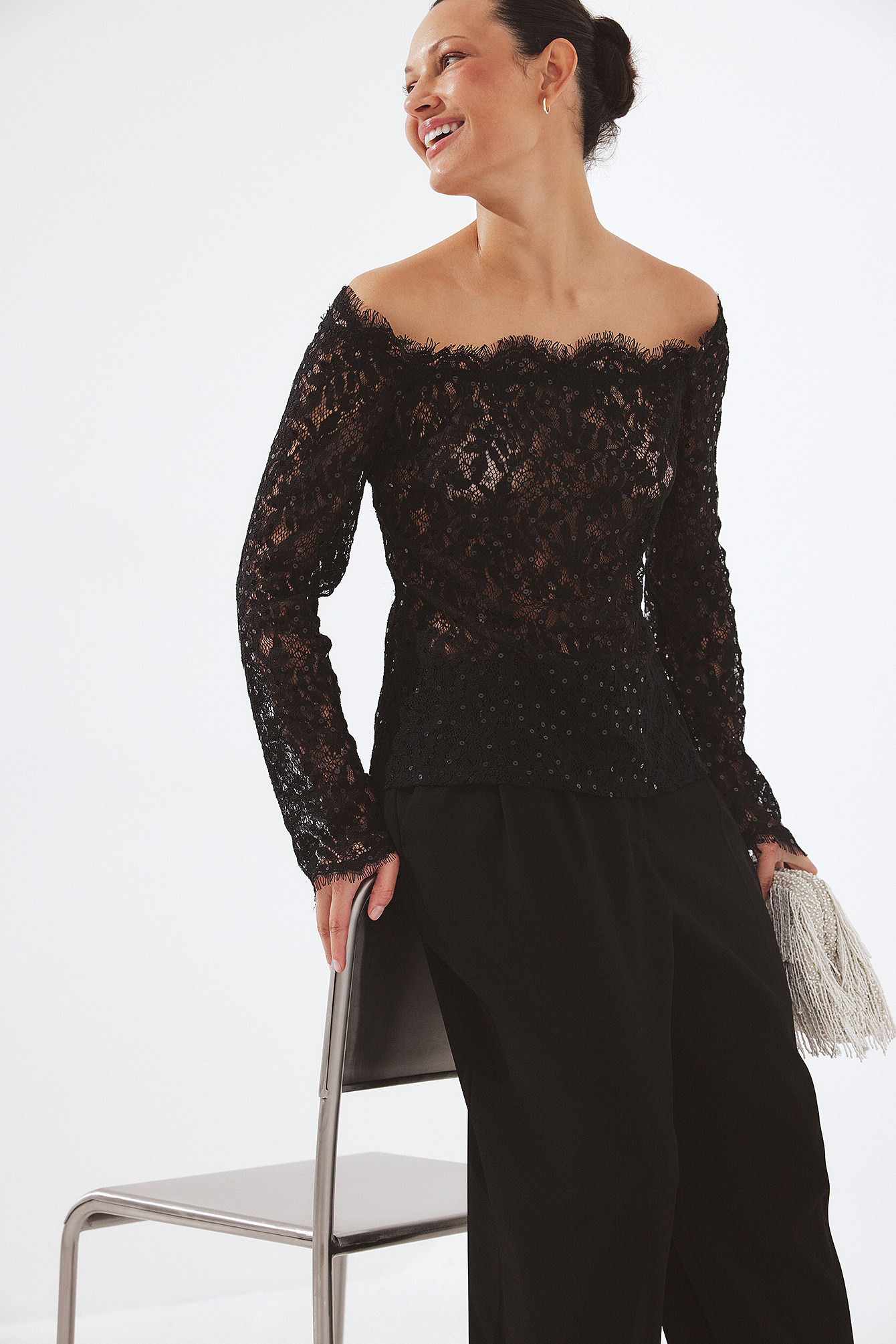 Off Shoulder Lace Top