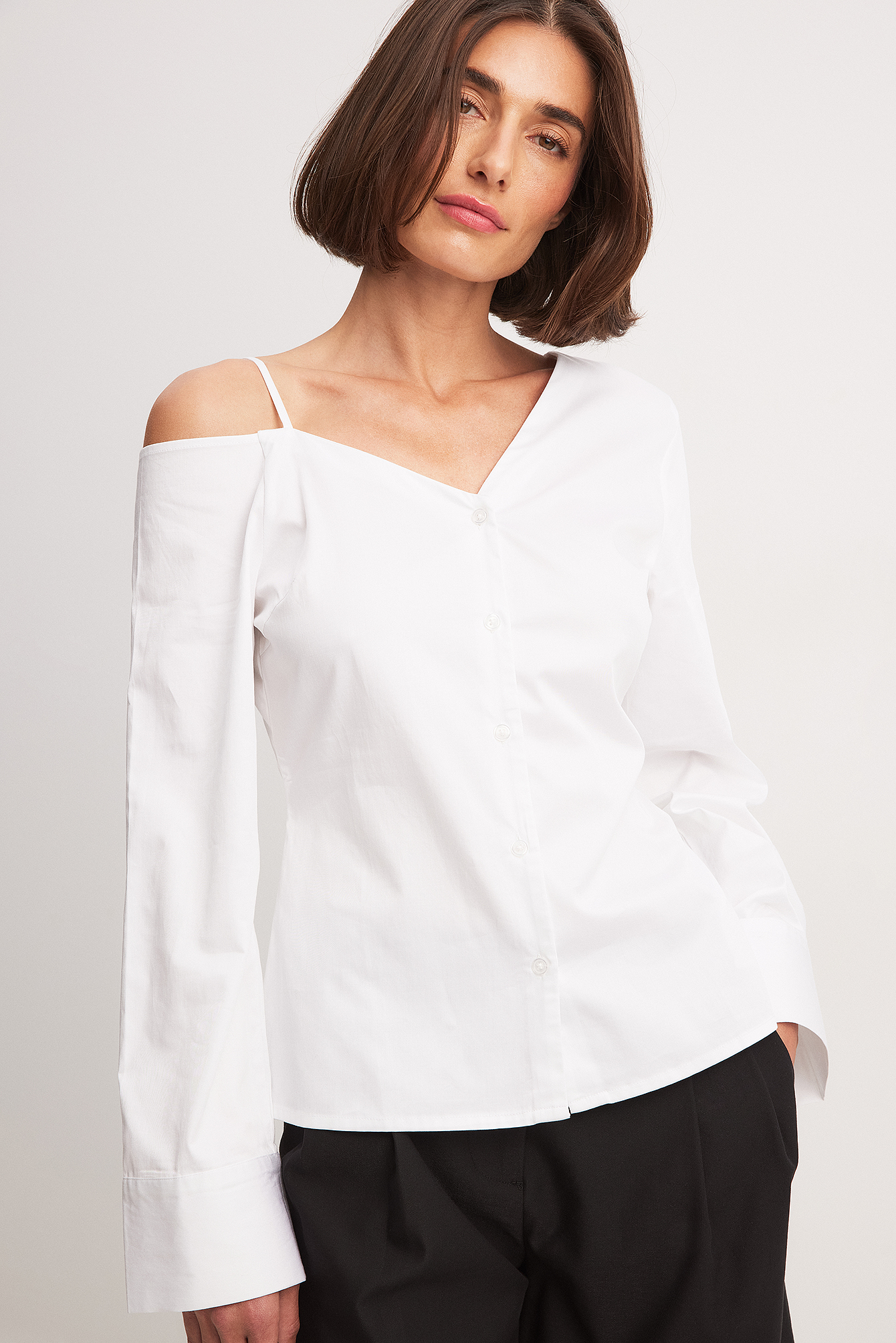 One shoulder blouse